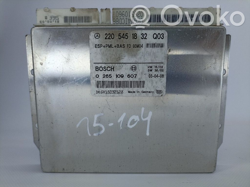 Autres unités de commande / modules   2205451832,0265109607