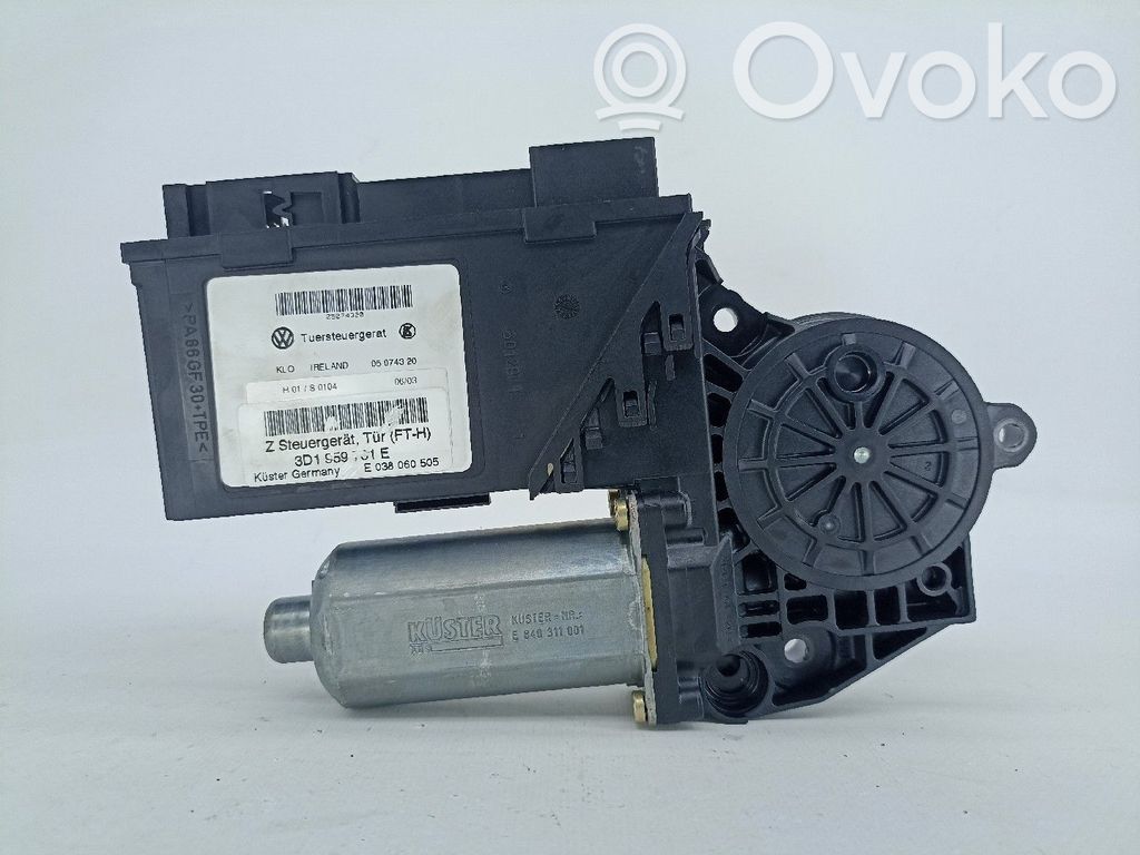 Volkswagen Phaeton Silnik regulatora szyby drzwi przednich 