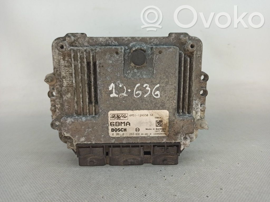 Unitate/modul de control motor   4M5112A650NA,0281011263