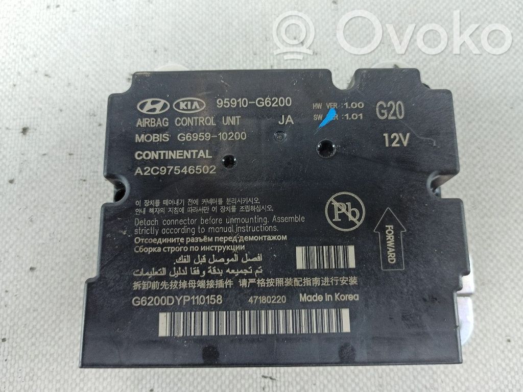 KIA Picanto Unitate/modul de comandă airbaguri 