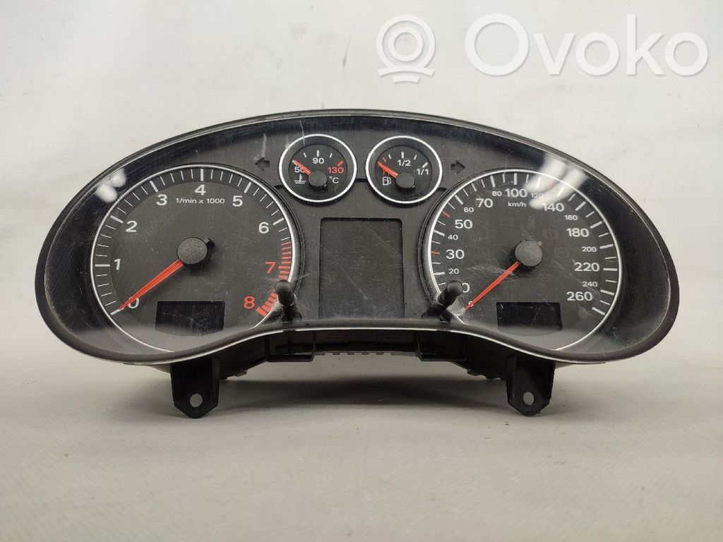 Audi A3 S3 8P Tachimetro (quadro strumenti) 