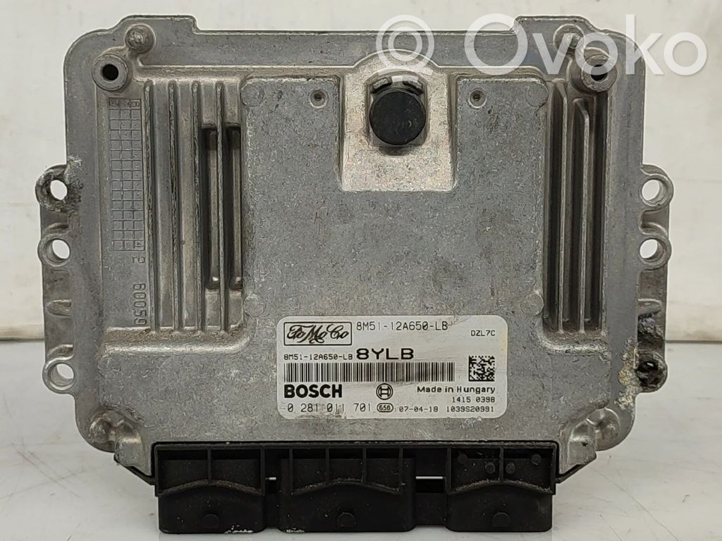 Engine control unit/module   8M5112A650LB,0281011701