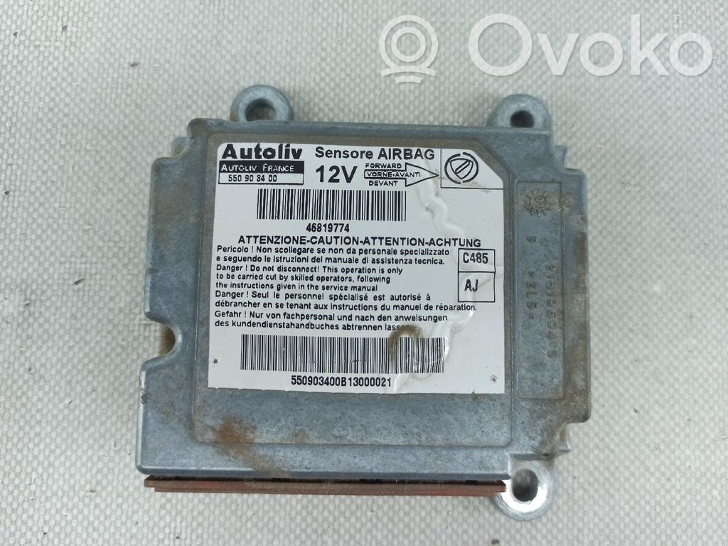 Fiat Doblo Sterownik / Moduł Airbag 