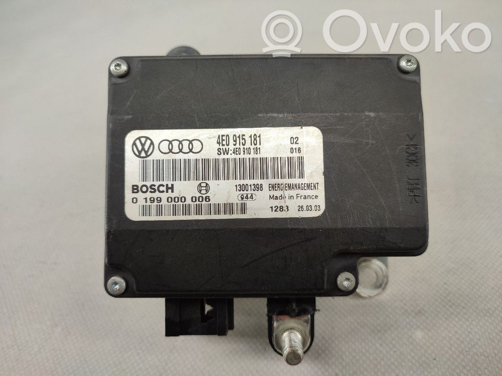 Audi A8 S8 D3 4E Motorsteuergerät/-modul 
