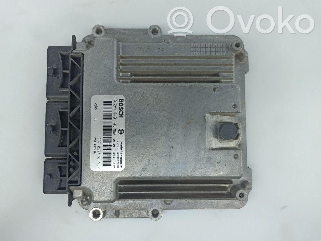Moottorin ohjainlaite/moduuli   237102747R,0281019148,1039S57788