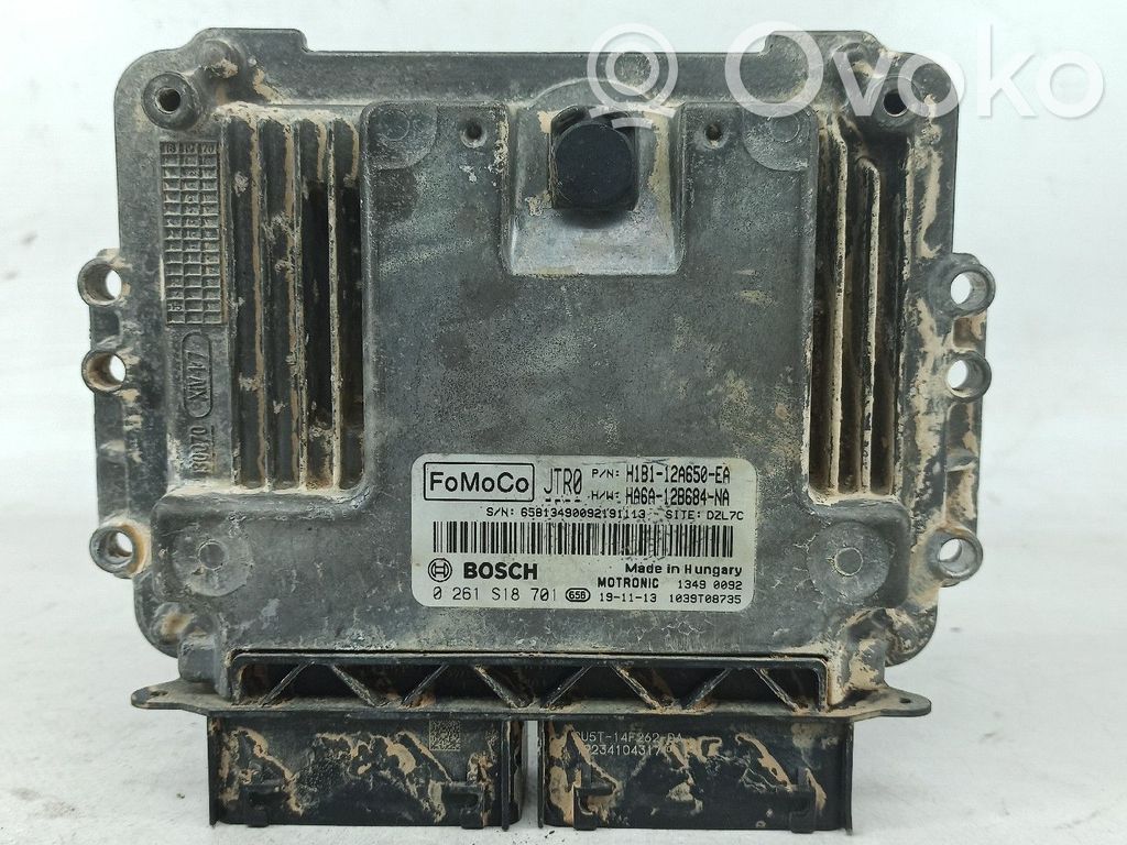 Unidad de control/módulo del motor   0261S18701,H1B112A650EA,HA6A12B684NA