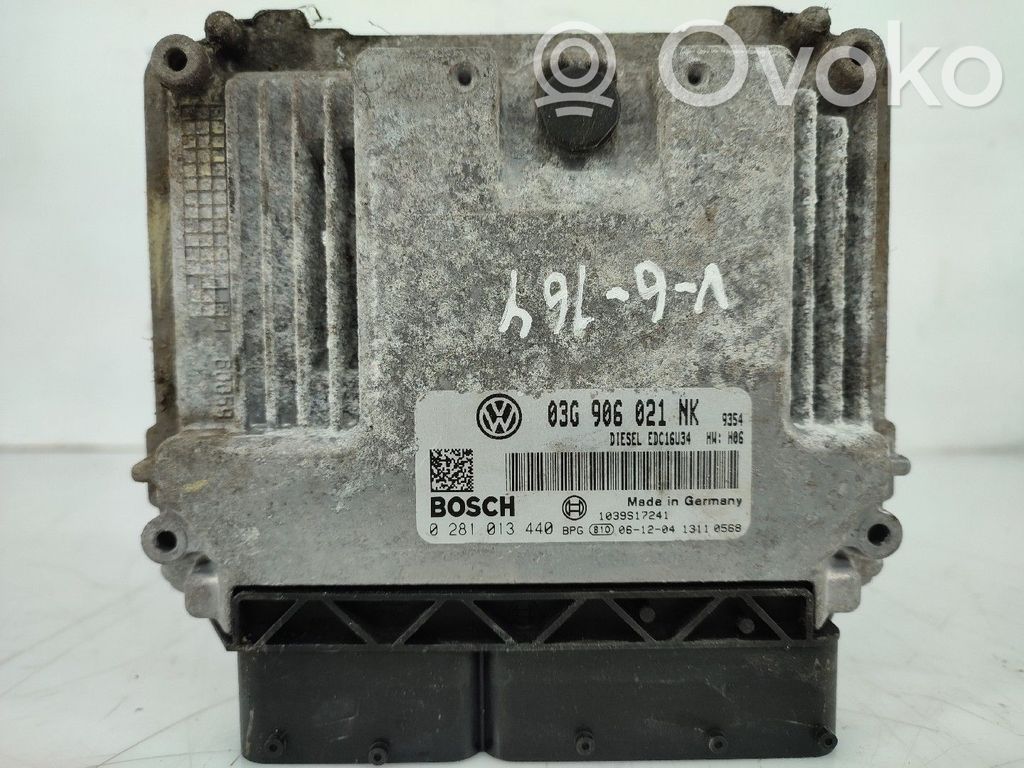 Moottorin ohjainlaite/moduuli   03G906021NK,0281013440