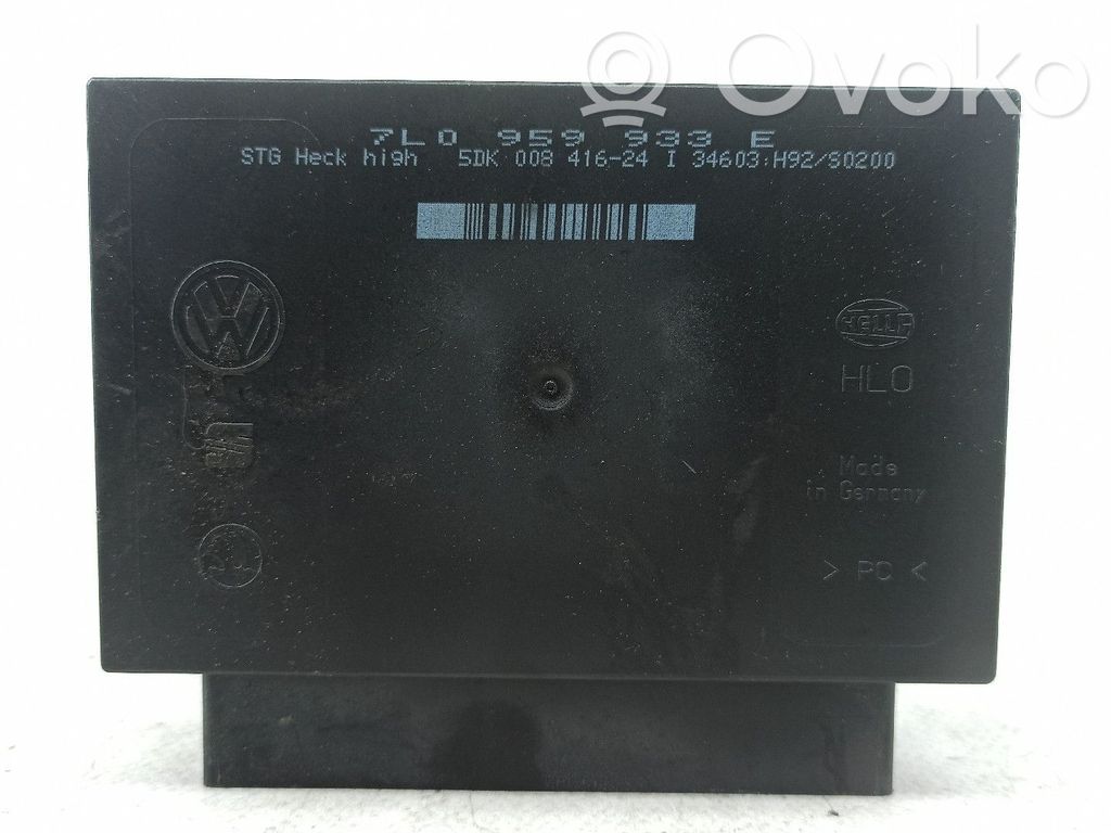 Moduł / Sterownik komfortu   7L0959933E,5DK00841624