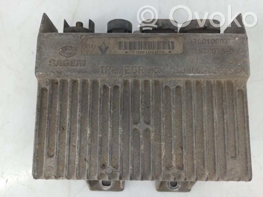 Engine control unit/module   7700106072,7700106079