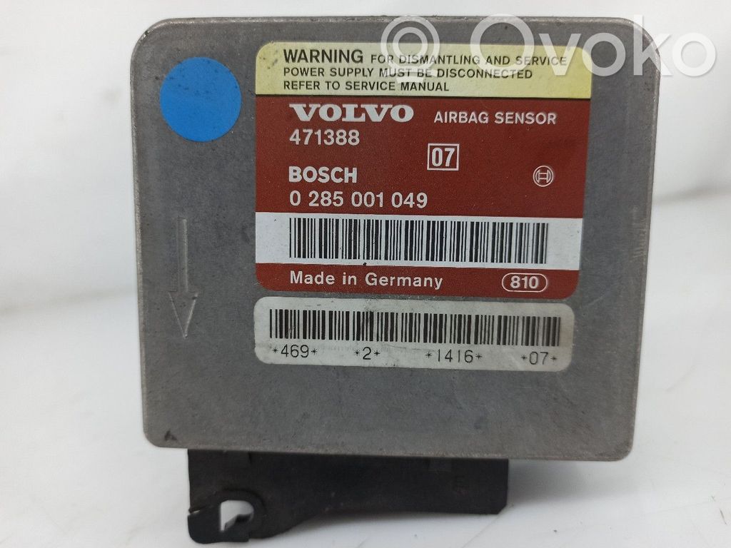 Airbag control unit/module   471388,0285001049