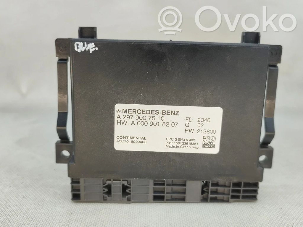 Unidad de control/módulo de bluetooth   A2979007510,A0009018207,A3C7016920000