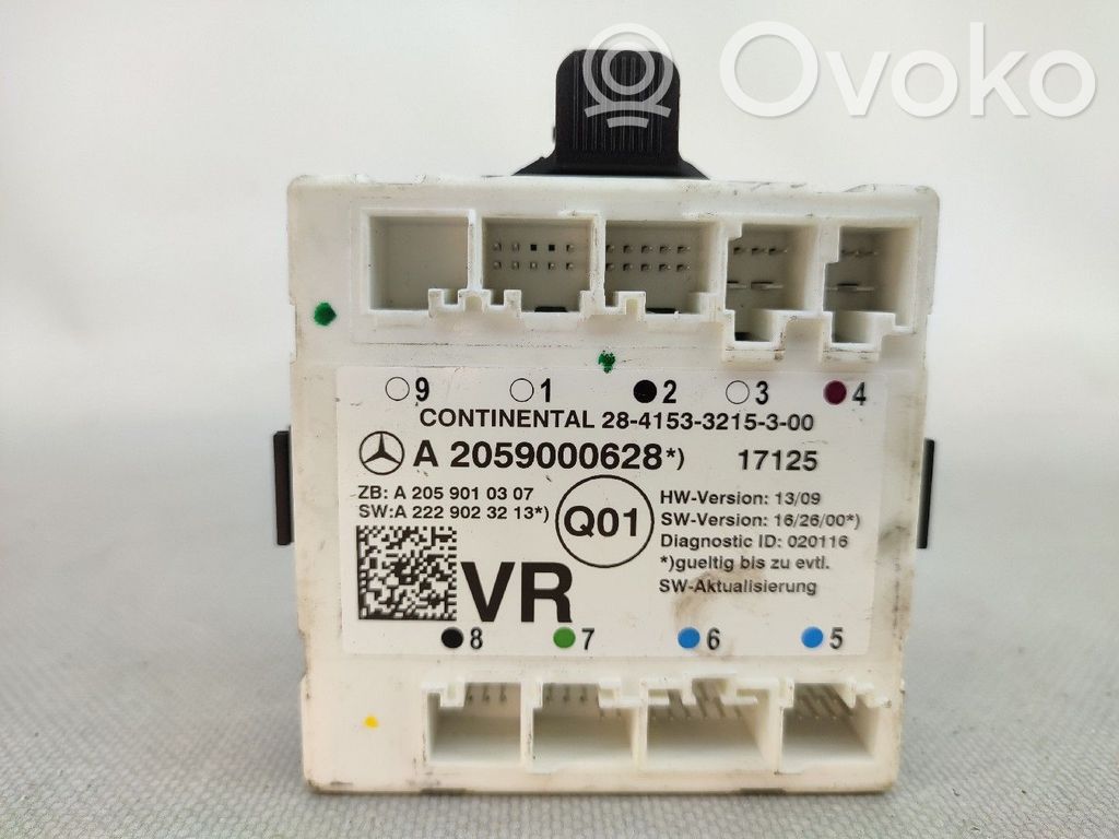 Unitate/modul de control motor   A2059000628,DIREITA,FRENTE