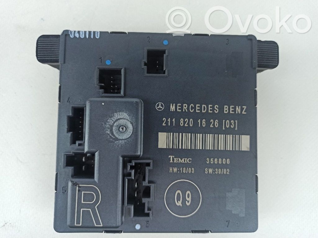 Mercedes-Benz E W211 Sterownik / Moduł ECU 