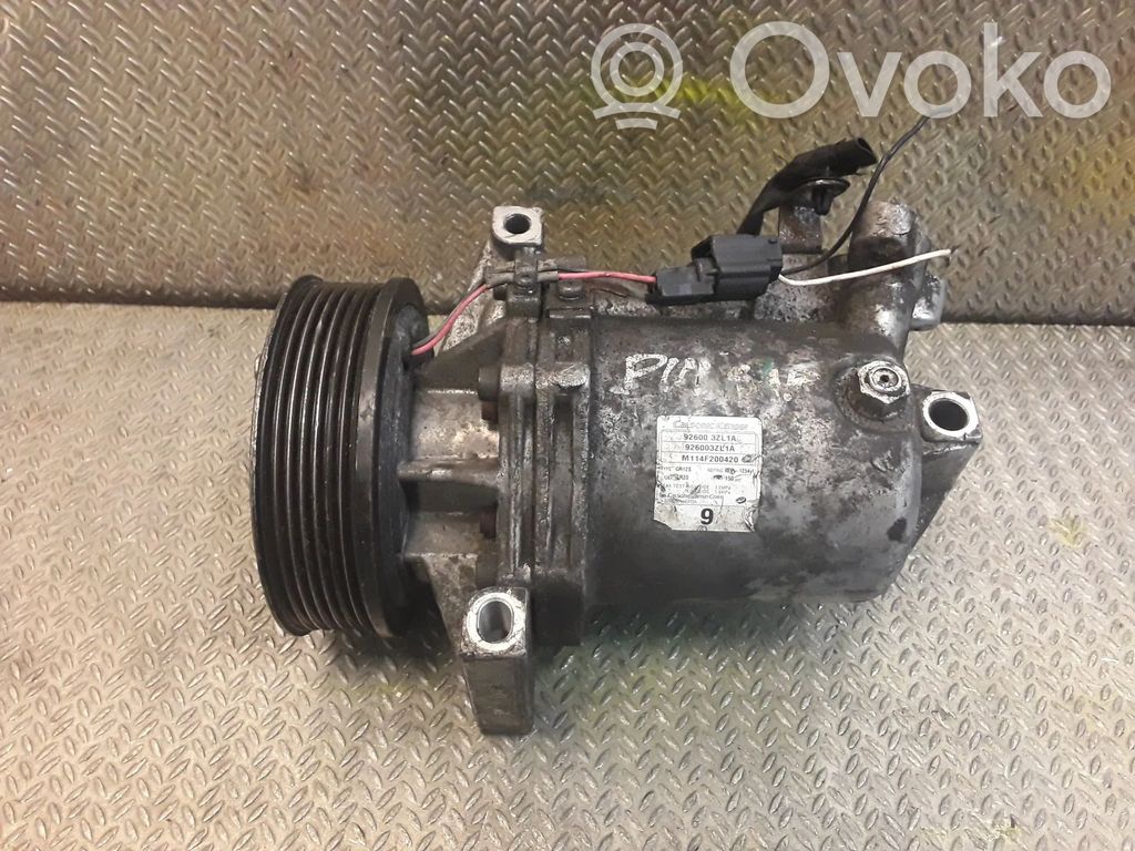 Nissan Pulsar Kompresor / Sprężarka klimatyzacji A/C 