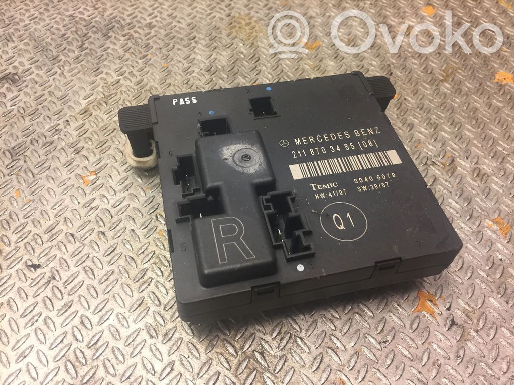 Mercedes-Benz E W211 Unidad de control/módulo de la puerta 
