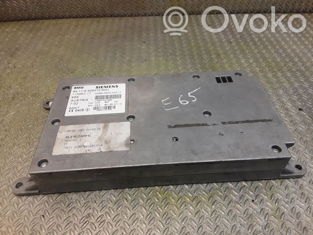 Unidad de control/módulo del teléfono   6926472