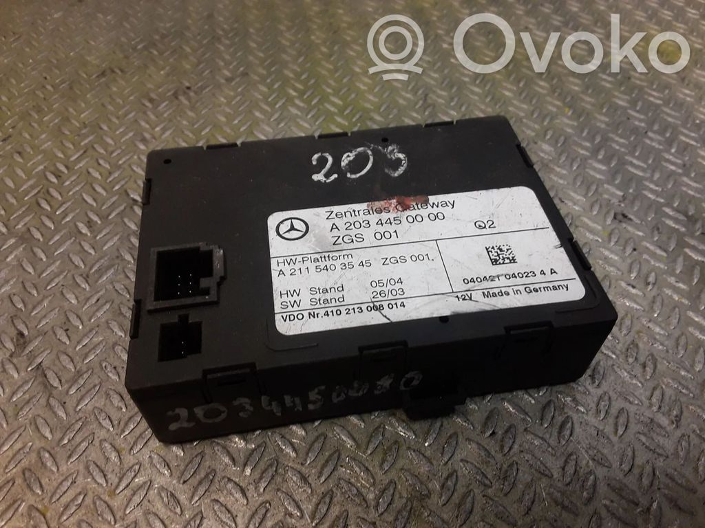 Mercedes-Benz C W203 Module de passerelle 