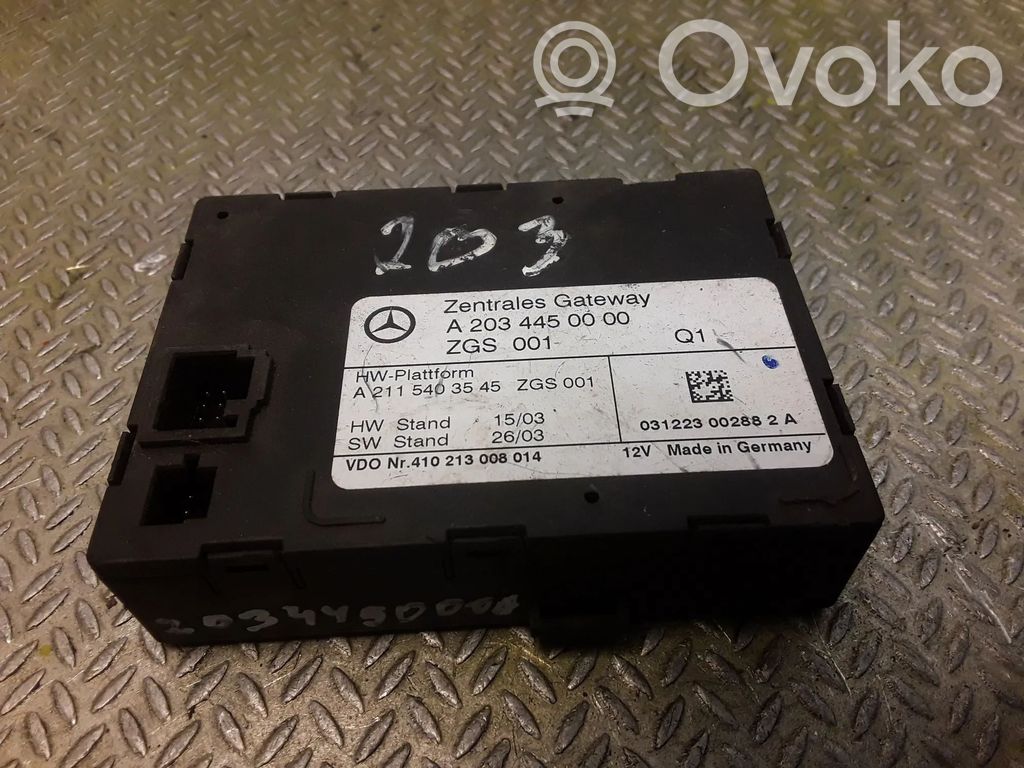 Mercedes-Benz C W203 Module de passerelle 