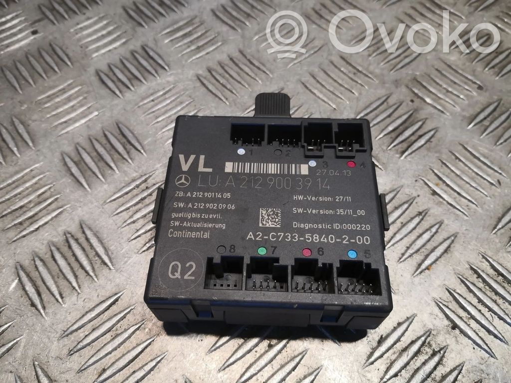 Mercedes-Benz GLK (X204) Door control unit/module 