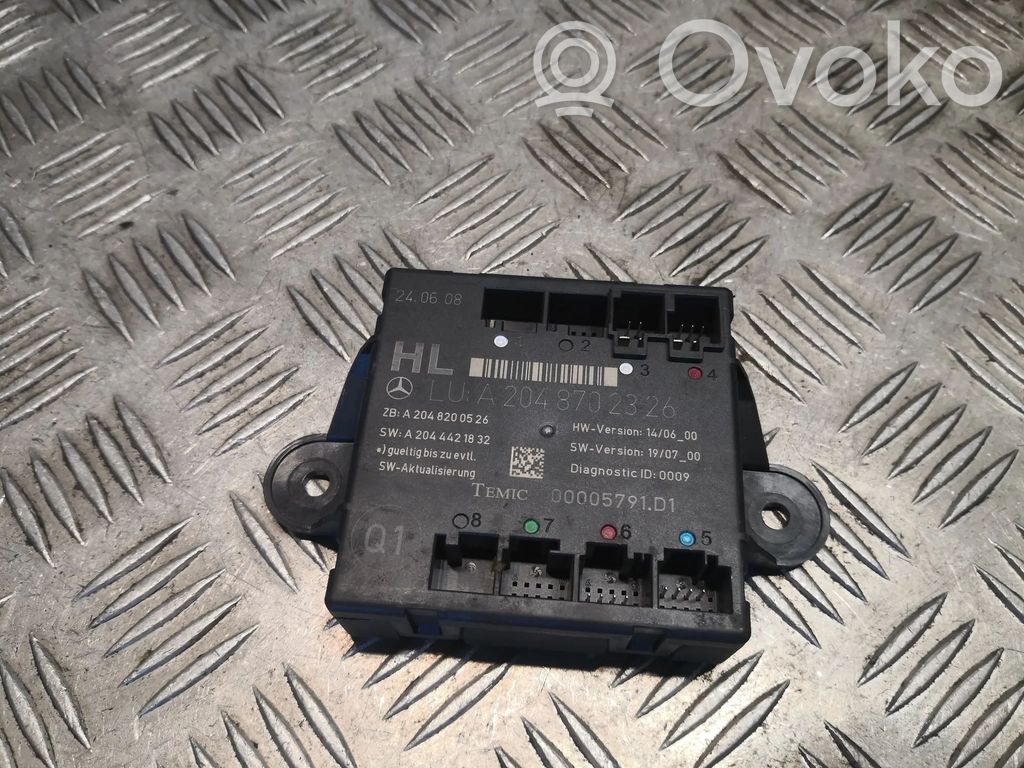Mercedes-Benz C W204 Door control unit/module 