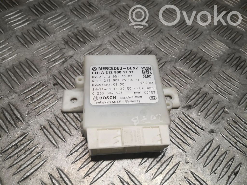 Mercedes-Benz E A207 Parking PDC control unit/module 
