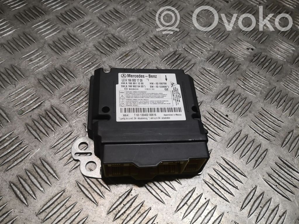 Mercedes-Benz ML W166 Unitate/modul de comandă airbaguri 