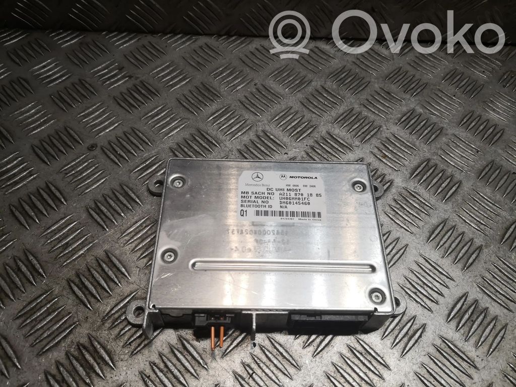 Mercedes-Benz E W211 Bluetooth control unit module 
