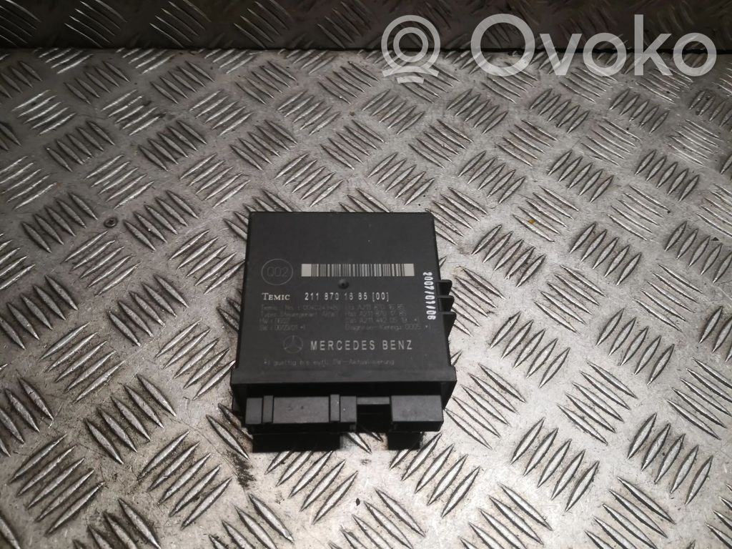 Tailgate/trunk control unit/module   2118701685,A2118701685
