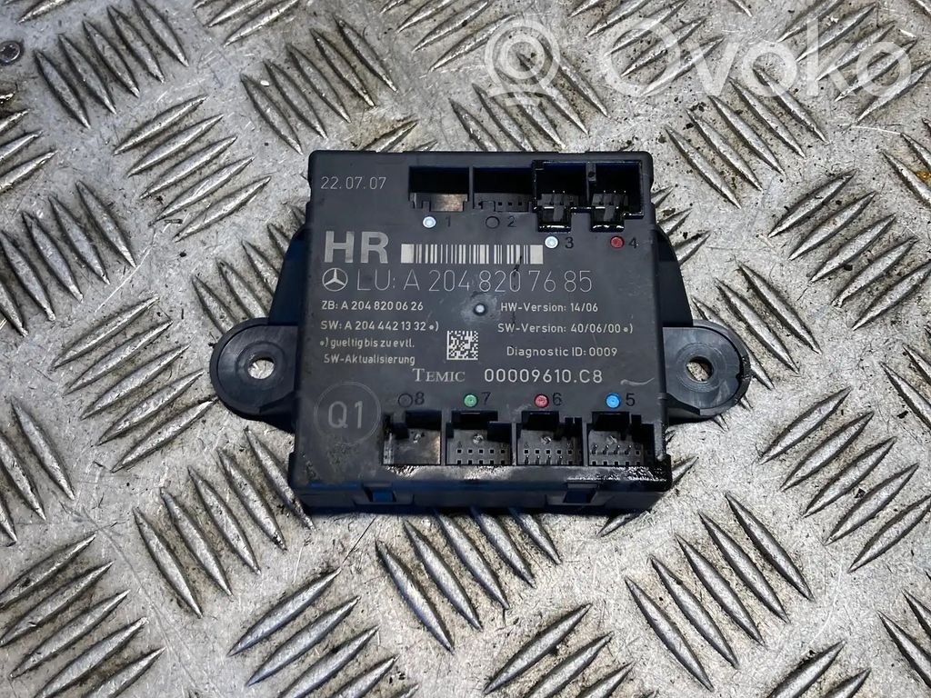Mercedes-Benz C W204 Door control unit/module 