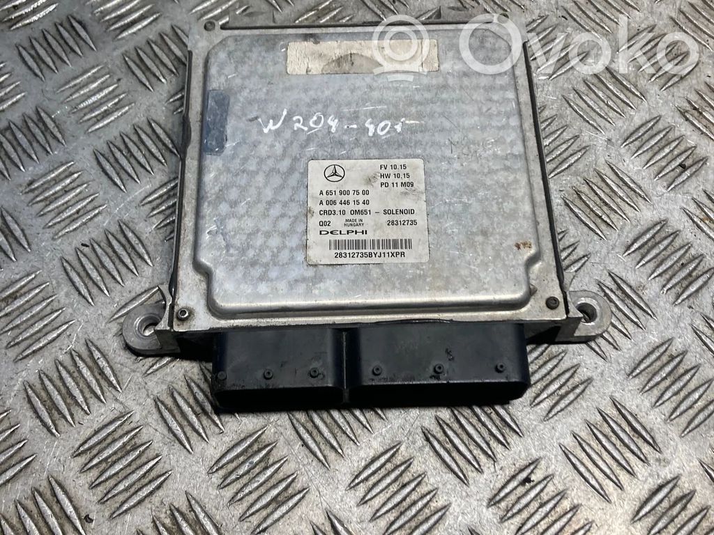 Mercedes-Benz C W204 Unidad de control/módulo del motor 