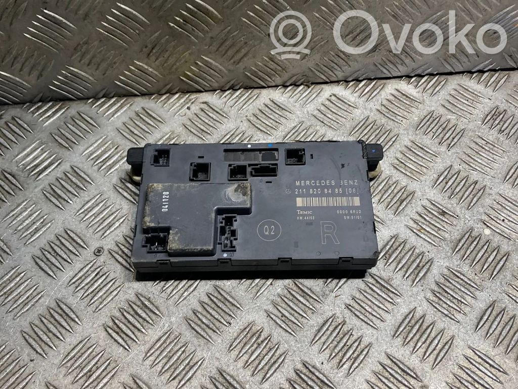 Mercedes-Benz E W211 Unité de commande module de porte 