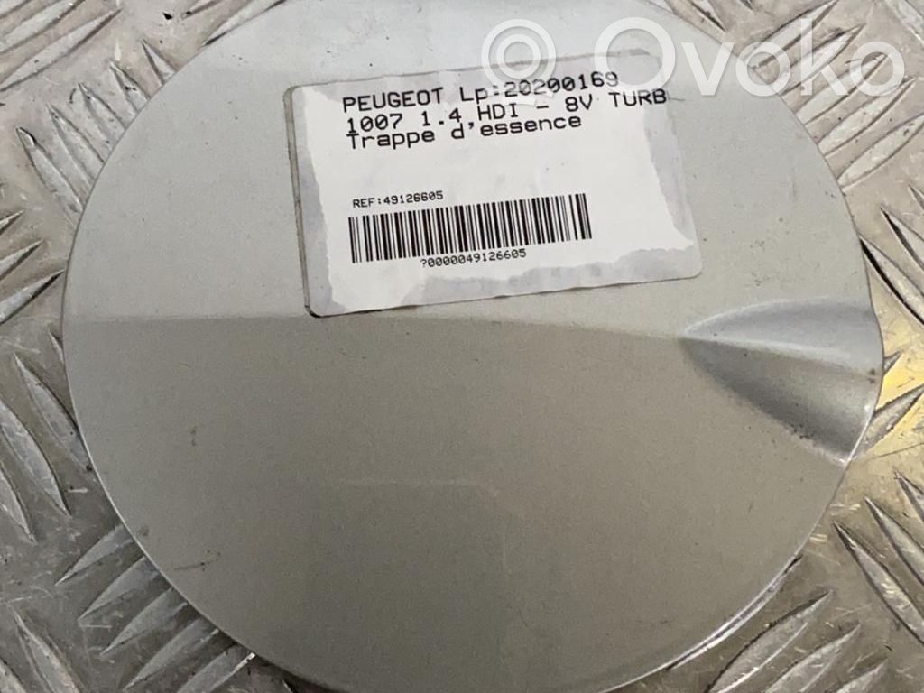 Peugeot 1007 Bouchon, volet de trappe de réservoir à carburant