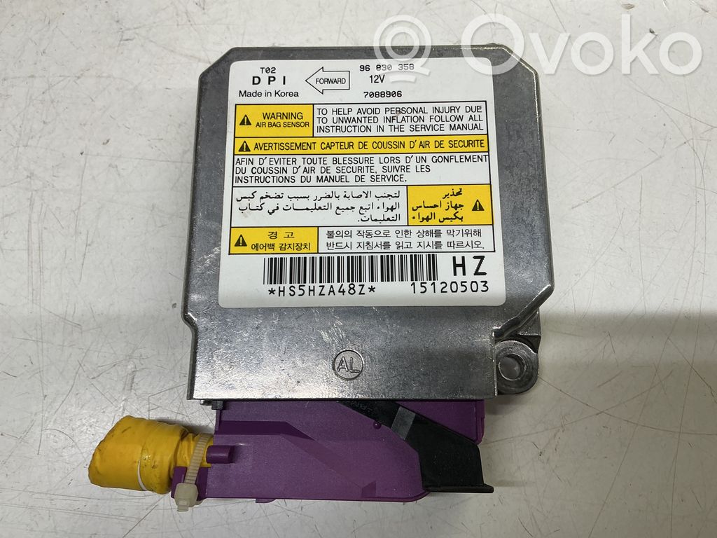 Chevrolet Kalos Airbag control unit/module 