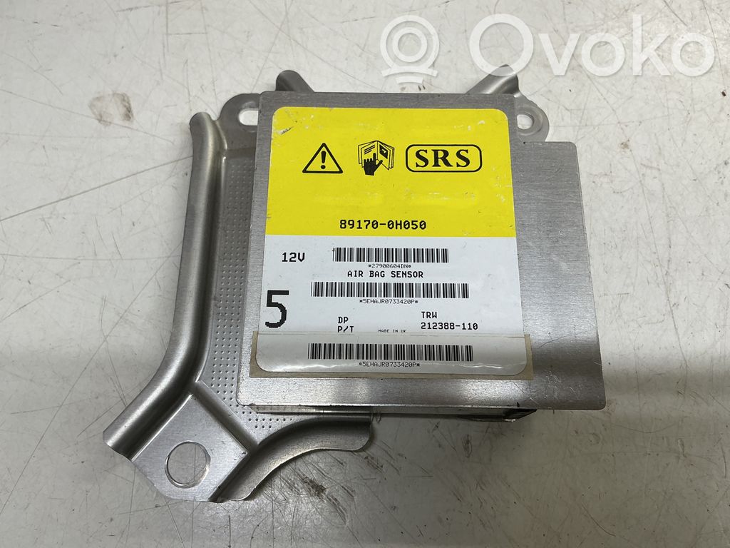 Toyota Aygo AB10 Airbag control unit/module 