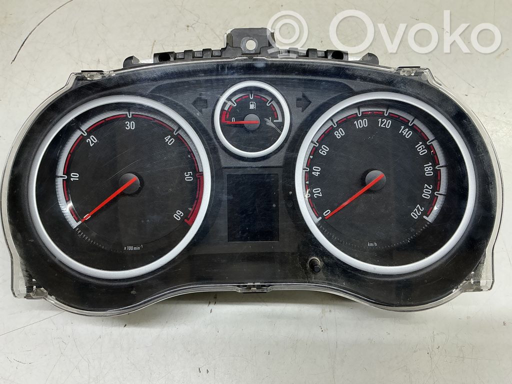 Opel Corsa D Geschwindigkeitsmesser Cockpit 