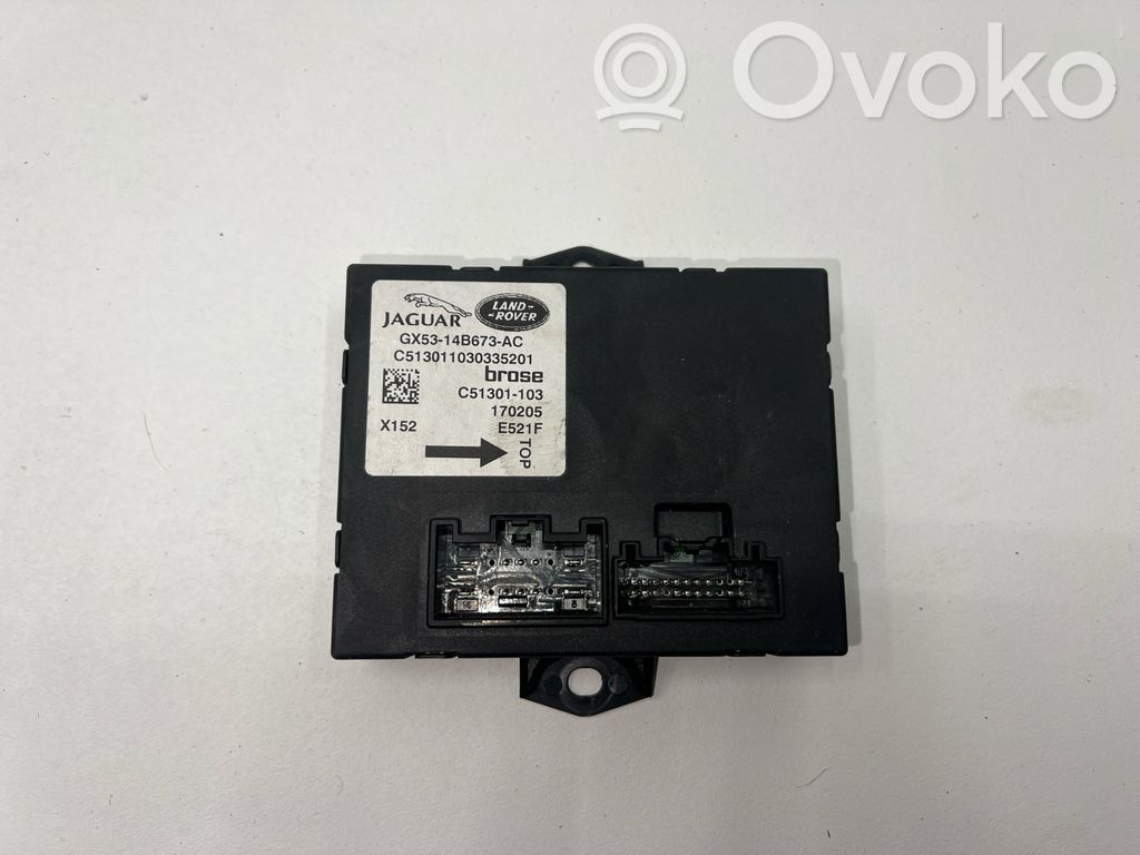 Jaguar F-Type Tailgate/trunk control unit/module 