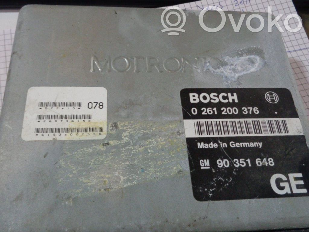 Unité de commande / module d'injection   0261200376