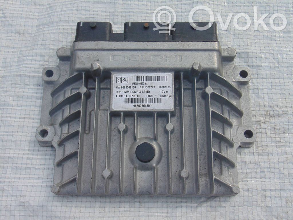 Engine control unit/module   9663548180,9666266480,R0413C024B