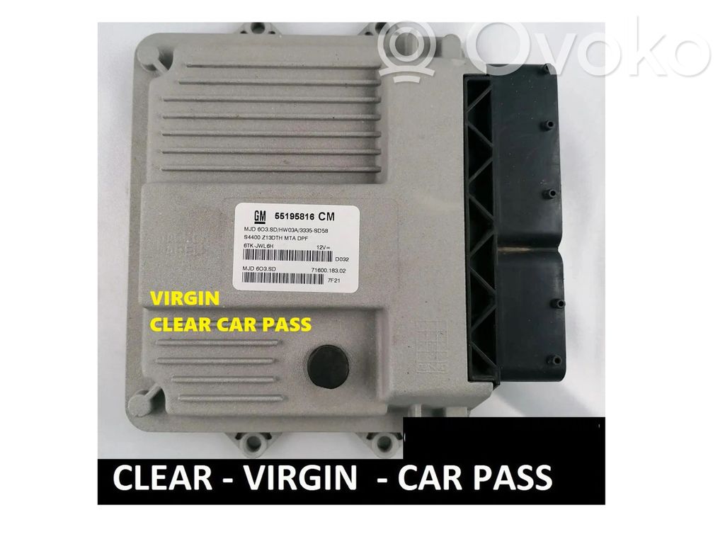 Opel Corsa D Engine control unit/module ECU 