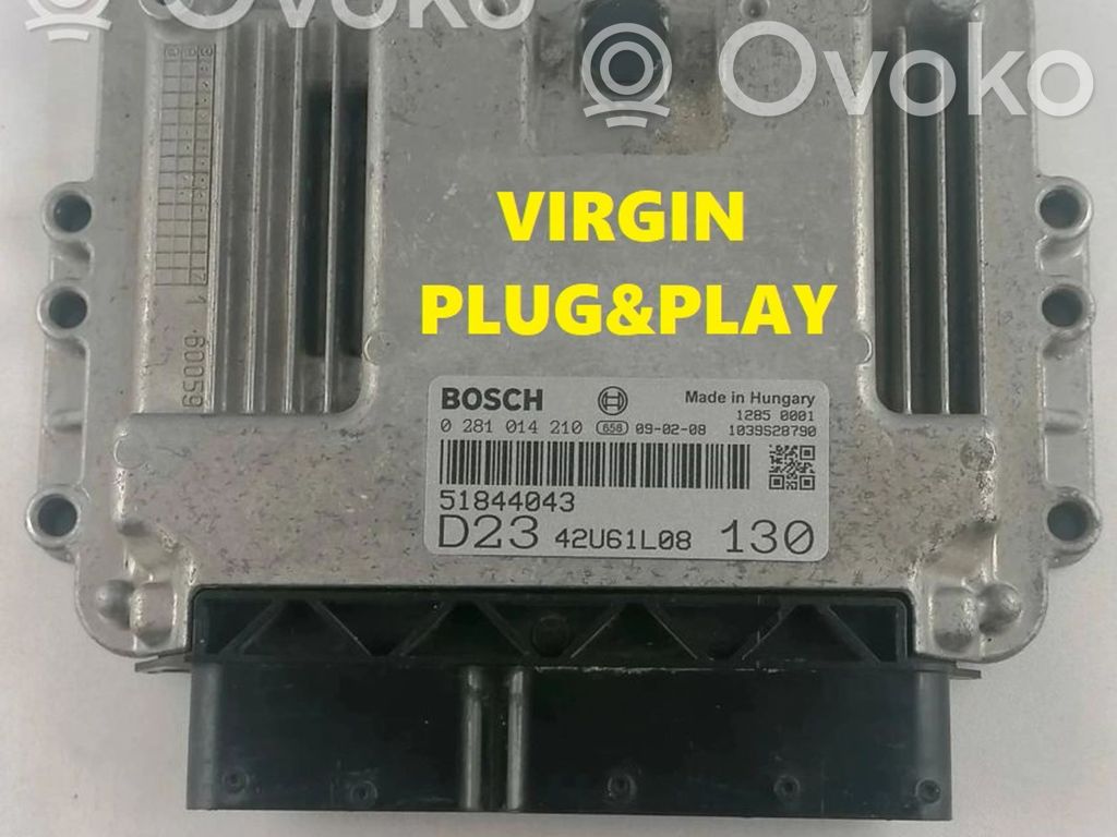 Engine control unit/module ECU   51844043,42U61L08,0281014210