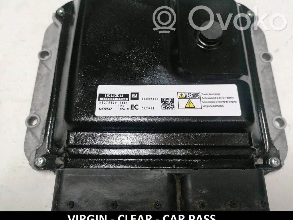 Engine control unit/module ECU   8980028954,98002895