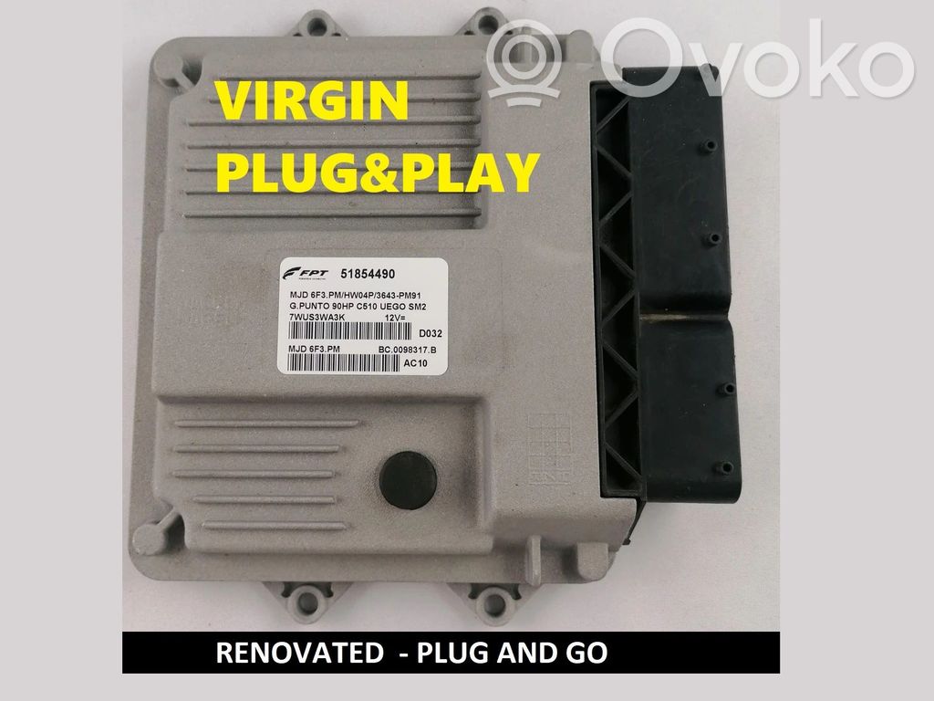 Fiat Punto Evo Engine control unit/module 