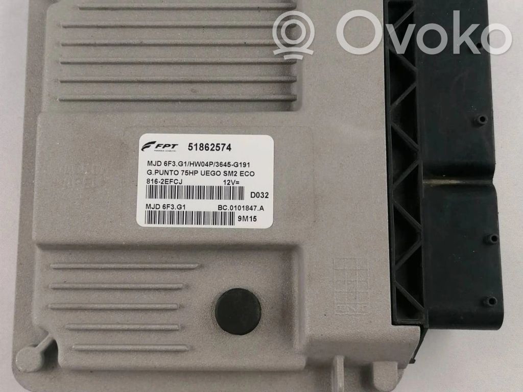 Fiat Grande Punto Sterownik / Moduł ECU 
