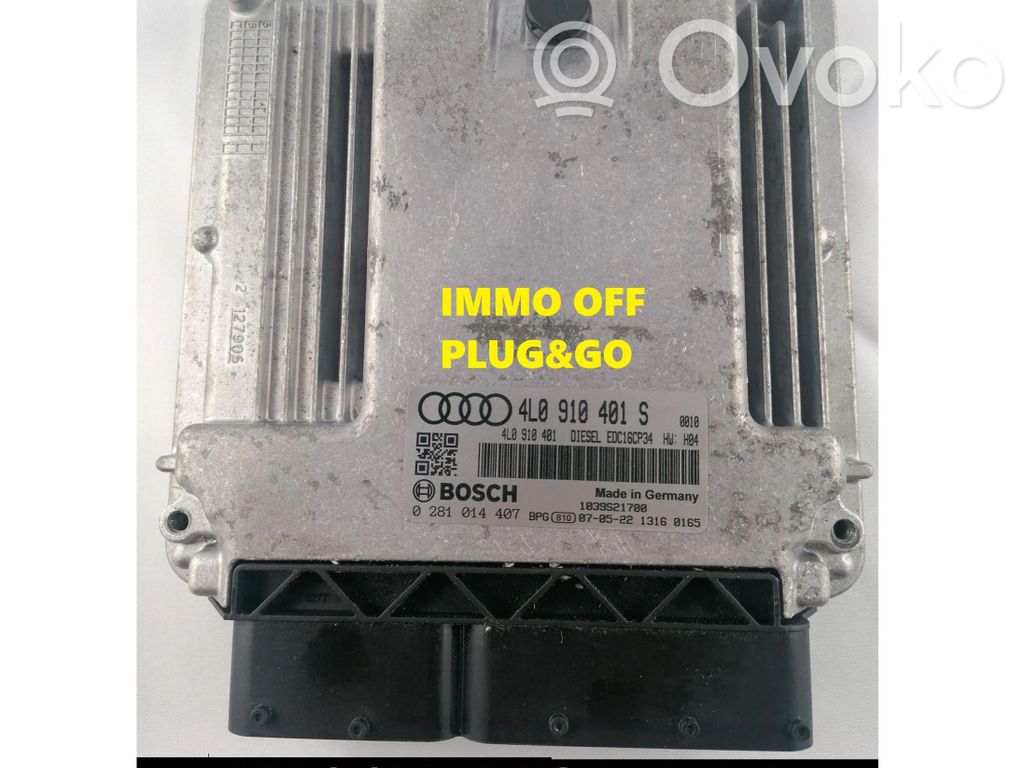 Engine control unit/module ECU   4L0910401S,4L0910401,0281014407