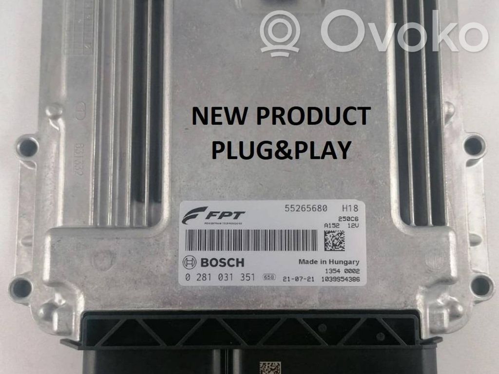 Engine control unit/module ECU   55265680,0281031351,1039454386