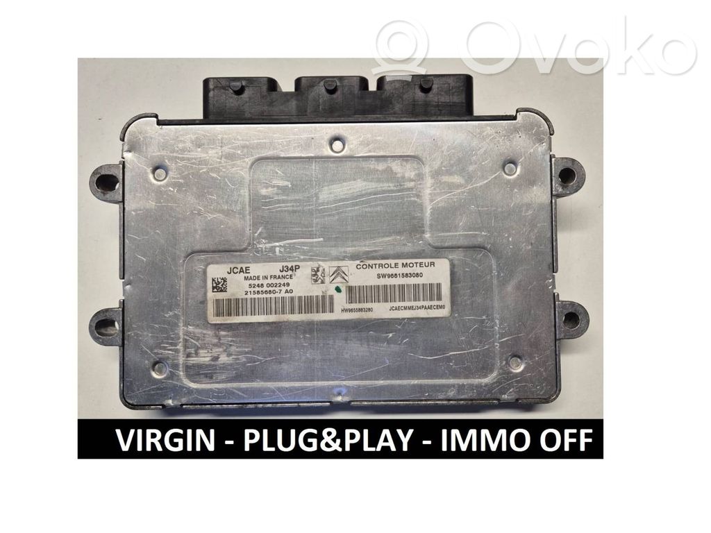 Engine control unit/module ECU   9661583080,215856807,9655883280,215856807