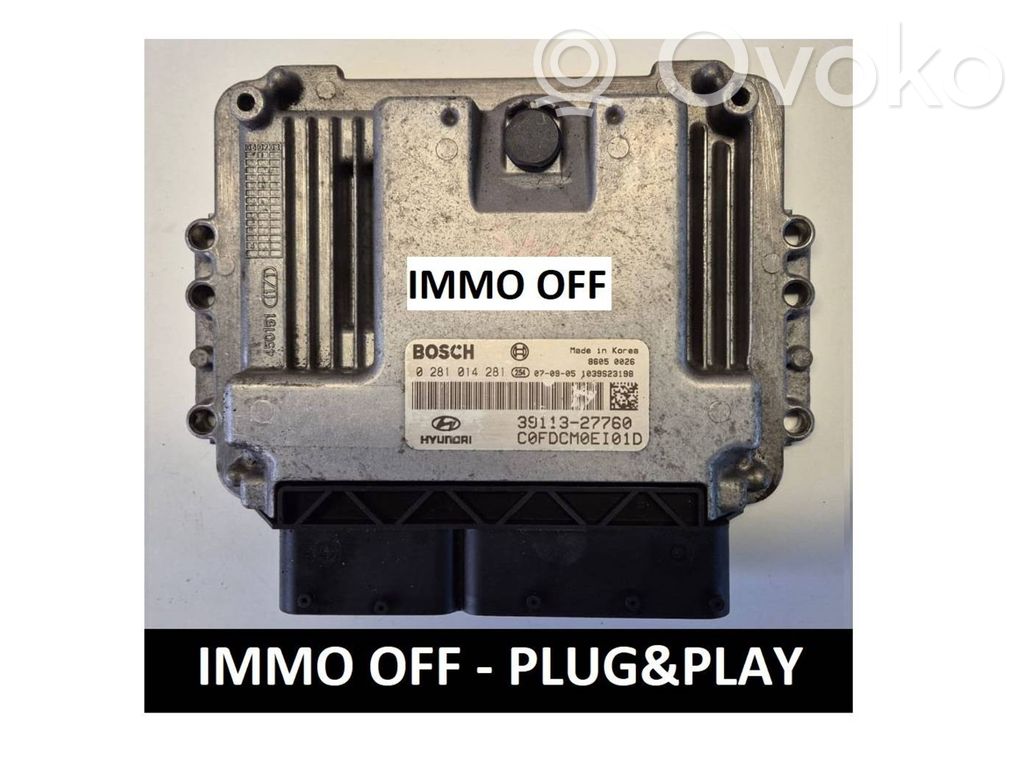 Engine control unit/module   3911327760,0281014281