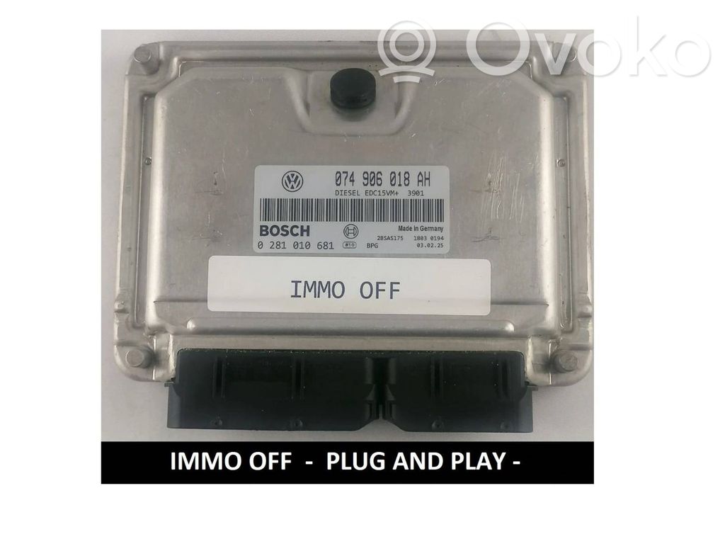 Volkswagen Transporter - Caravelle T4 Engine control unit/module 