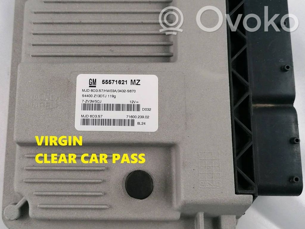 Opel Corsa D Engine control unit/module 