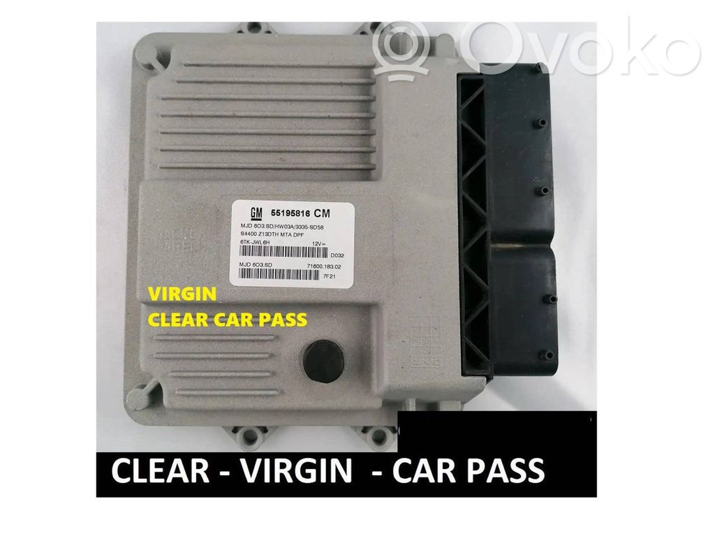 Opel Corsa D Engine control unit/module 